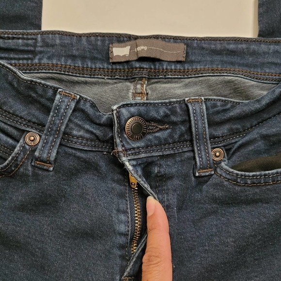 Levi's Legging Dark Wash Skinny Jeans Size 27 - Picture 6 of 9